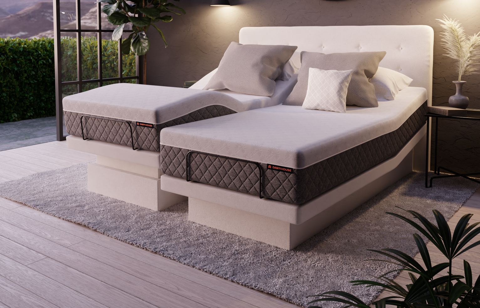 Long Beach dawn house bed