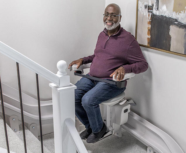 Bruno Curved Stairlift CRE2110