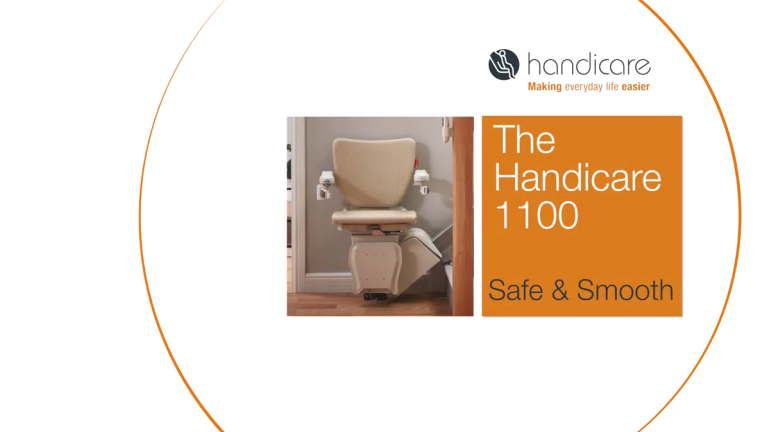Handicare 1100 straight stair lift